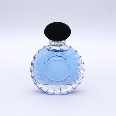 custom made luxury round empty glass cosmetic container high quality perfume bottles 