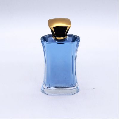 supplier design transparent 100ml glass cosmetic container perfume bottle 
