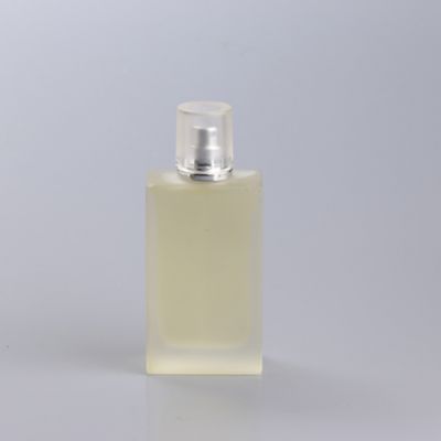 100ml frosted empty rectangle glass perfume spray bottles 