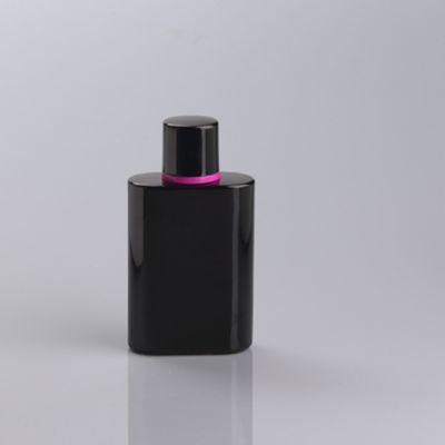 100ml solid black color design glass spray perfume bottles 