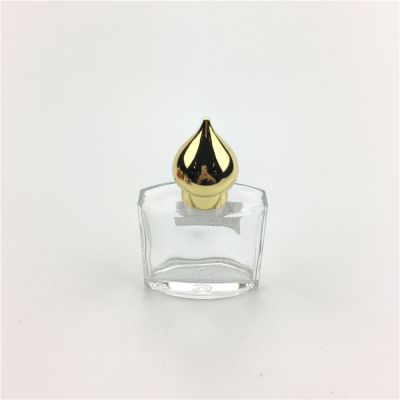 cute clear glass material empty bottle of perfume 