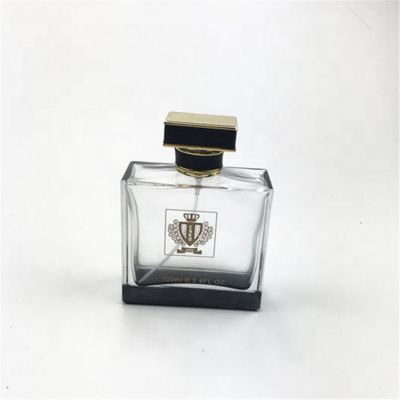 100ml black color perfume empty glass bottle