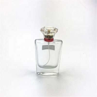 100ml clear glass perfume spray bottle with surlyn cap