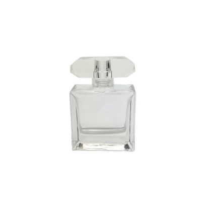 Hot sale custom design simple glass perfume bottle 50ml 