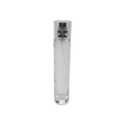 empty wholesale glass perfume spray bottles for sale with clear plastic cap 