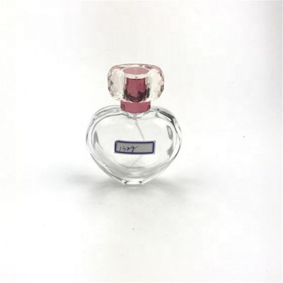 100ml empty glass heart shaped perfume bottle