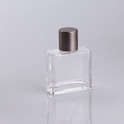50ml glass square crimp perfume bottle 50ml 