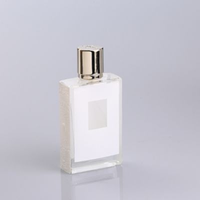 wholesale clear empty glass 50ml perfume bottle with cap 