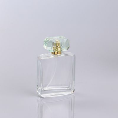 50ml clear glass perfume bottle spray with surlyn cap 