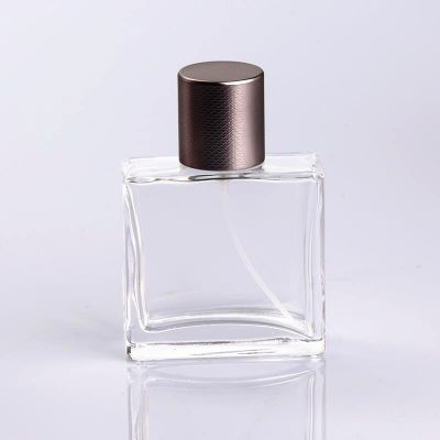 China Manufacturer square empty perfume bottles 50ml 