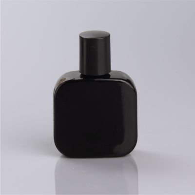 luxury soild black colour 30ml perfume glass bottle