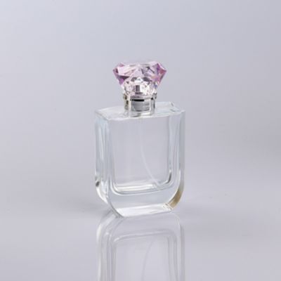 hot sale 50ml empty clear glass bottle for perfume 