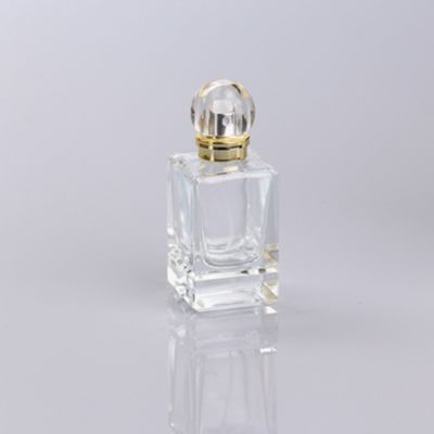 hot sale 50ml clear glass empty perfume refill bottle 