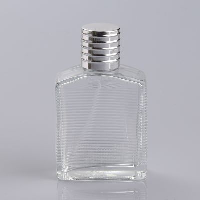 custom 100ml transparent spray glass perfume bottle 