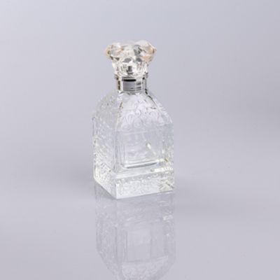 new style clear glass fancy 100ml perfume bottles 