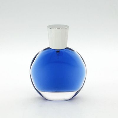 wholesale luxury round shape 100 ml mist spray glass empty perfume glass bottles 