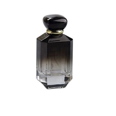 100ml black color man glass perfume bottle 