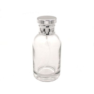 High quality 100ml perfume glass bottle with luxury perfume cap and collar