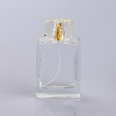 Export Oriented Manufacturer Clear Vintage Empty Spray 100ml Glass Perfume Bottles 