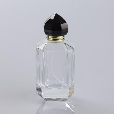 High Quality Design Thick Bottom Empty 100ml Spray Perfume Glass Bottle 