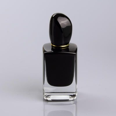 Top Manufacturer 50ml Black Inside Perfume Bottle 