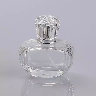 Make To Order High Quality Crystal Empty Spray 50ml Glass Perfume Bottle Factory 