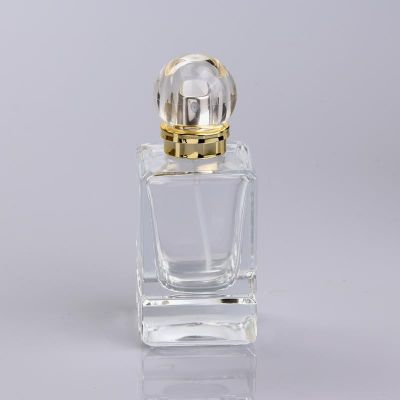 Top Chinese Factory 50ml Glass Cosmetic Glass Perfume Bottle 