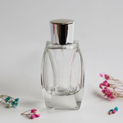 80ml fancy style transparent perfume glass bottles 