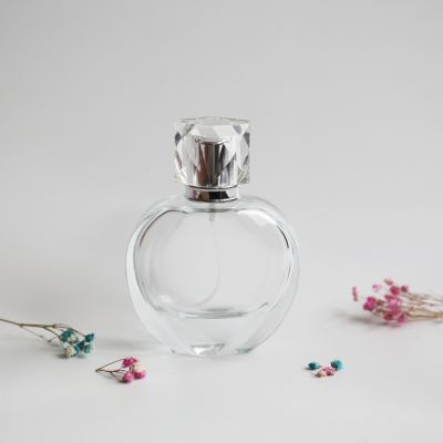 70ml apple shape perfume glass bottle with thick bottom 