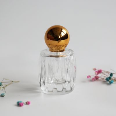 40ml cute size cylinder perfume glass bottles 