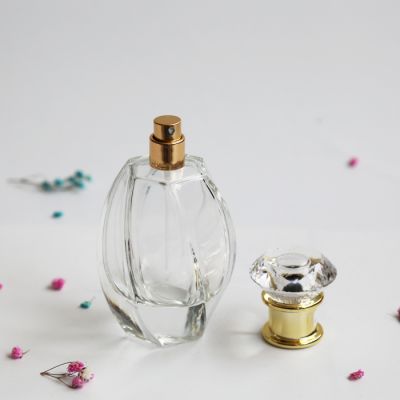 100ml elegant and delicate style perfume glass bottle with fashion design 