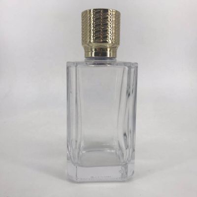 Spray Luxury 100ml empty fancy square 100ml perfume glass bottle 
