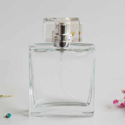 50ml rectangle perfume glass bottle wholesale 