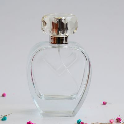 100ml elegant transparent perfume glass bottle wholesale 