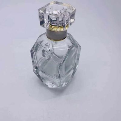Luxury Quality perfume glass bottle fragrance aluminum spray bottle with acrylic cap 