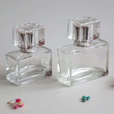 30ml,50ml elegant transparent perfume glass bottle 