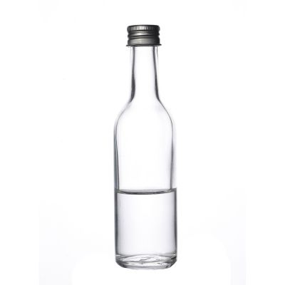 Glassware Factory Wholesal Drinking Beverage 100ml Glass Bottle with Lids 