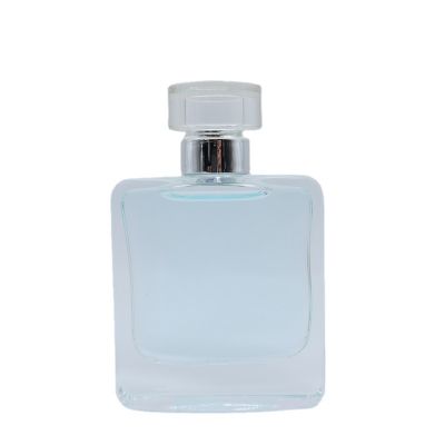 Free Sample Customized Gradient 50ml empty bulk Cylinder Glass Wholesale Perfume Bottle With Atomizer 