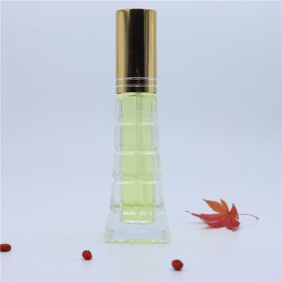 High range 25ml artwork cosmetics packaging perfume spray bottles with lid 
