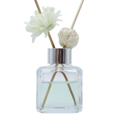 Wholesale Custom 105ml Perfume Empty Spray Glass Fragrance aroma diffuser black bottle 