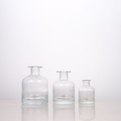50ml 100ml 150ml 250ml Matte Black Transparent Aroma Diffuser Glass Bottle
