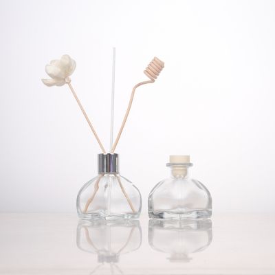Mongolian shape 100ml empty glass essential aromatherapy oil diffuser bottle