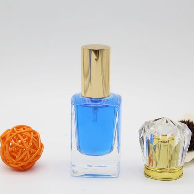 Wholesale high quality square 20ml glass perfume bottle