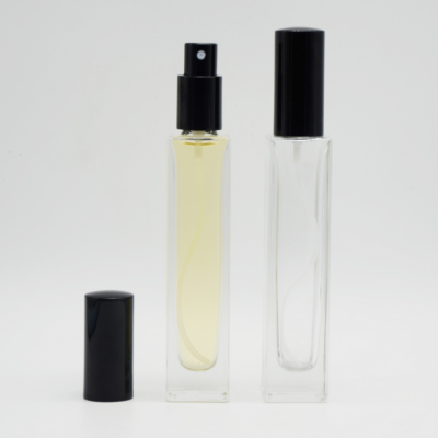 clear empty square glass spray perfume bottle 50ml