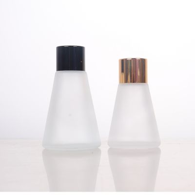 Wholesale Transparent 100ml Cone Shape Aromatherapy Reed Diffuser Glass Bottles 