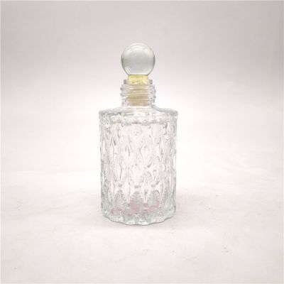 wholesale100ml 50ml reed diffuser packaging aromatherapy glass bottle with crystalcork