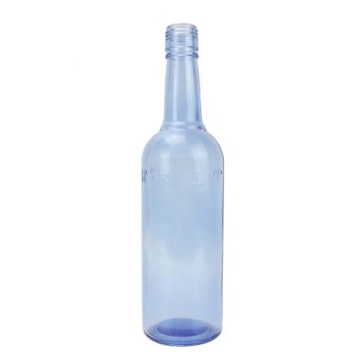 Good price blue 500ml Spirit whisky liquor vodka bottle empty glass bottles 