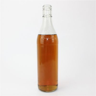 Wholesale factory price 500ml clear glass bottle support custom