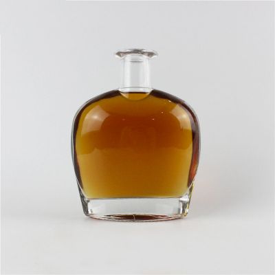 Elegant thick bottom liquor glass bottle 