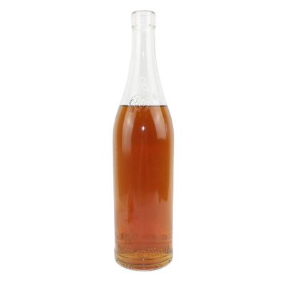 750ml Wholesale Vodka Glass Whiskey/Brandy/Wine/Liquor Bottle